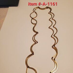 1 Double wrap Gold Necklace, item # A-1161, wt .  41 grams .